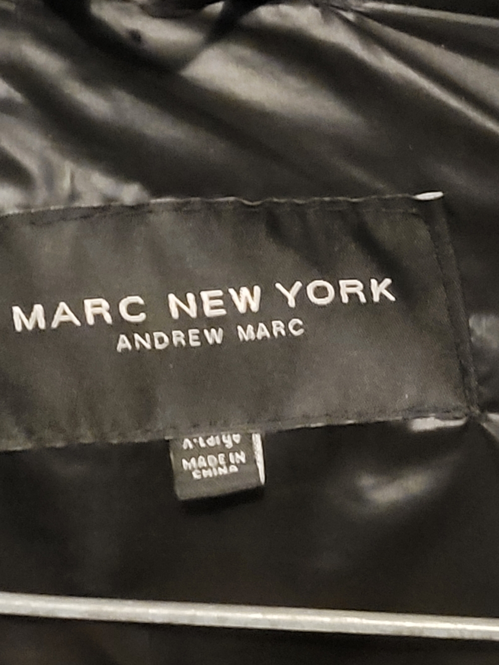 Marc New York Andrew Marc Women's Black Puffer Coat